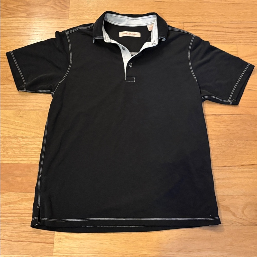 Tommy Bahama black polo Small